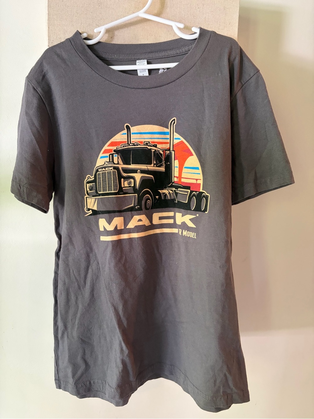 Boys' Short Sleeve Graphic Tee - Charcoal